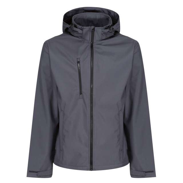 VENTURER 3 LAYER HOODED PRINTABLE SOFTSHELL JACKET