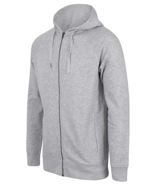UNISEX SLIM FIT ZIP-THROUGH HOODY