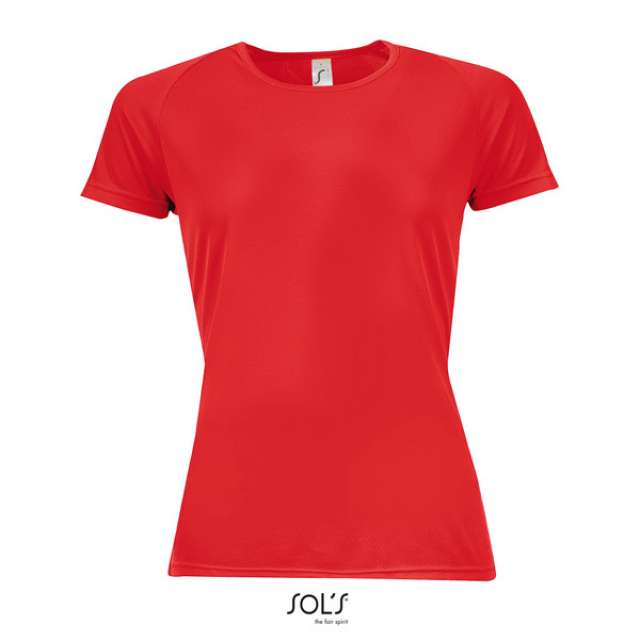 SOL'S SPORTY WOMEN - RAGLAN SLEEVED T-SHIRT