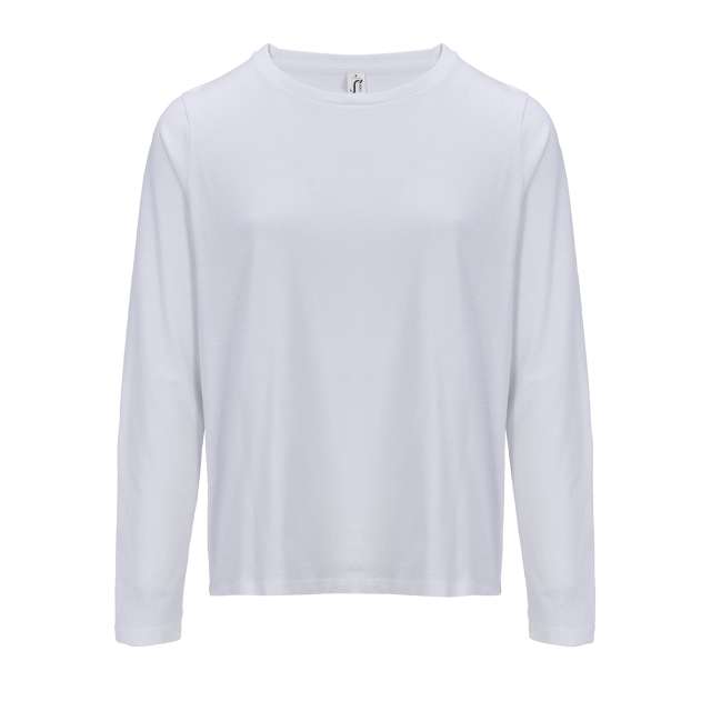 SOL'S MONARCH WOMEN - LONG SLEEVE T-SHIRT WITH ROUND NECK