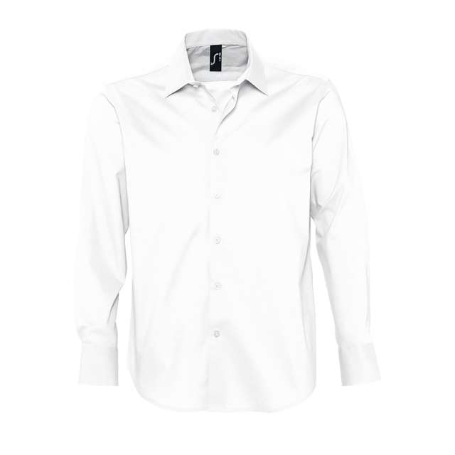 SOL'S BRIGHTON - LONG SLEEVE STRETCH MEN'S SHIRT