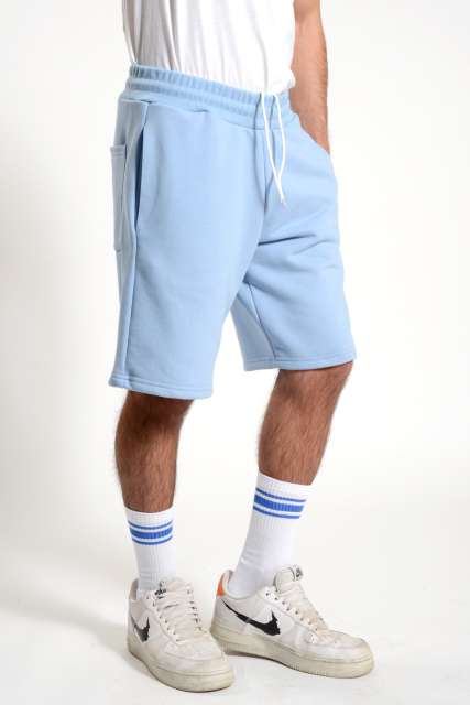 365 - DIAGONAL FRENCH TERRY BERMUDA SWEATSHORT